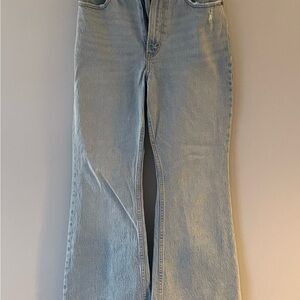 Abercrombie & Fitch Light Blue Flare Jeans size 25 Extra short